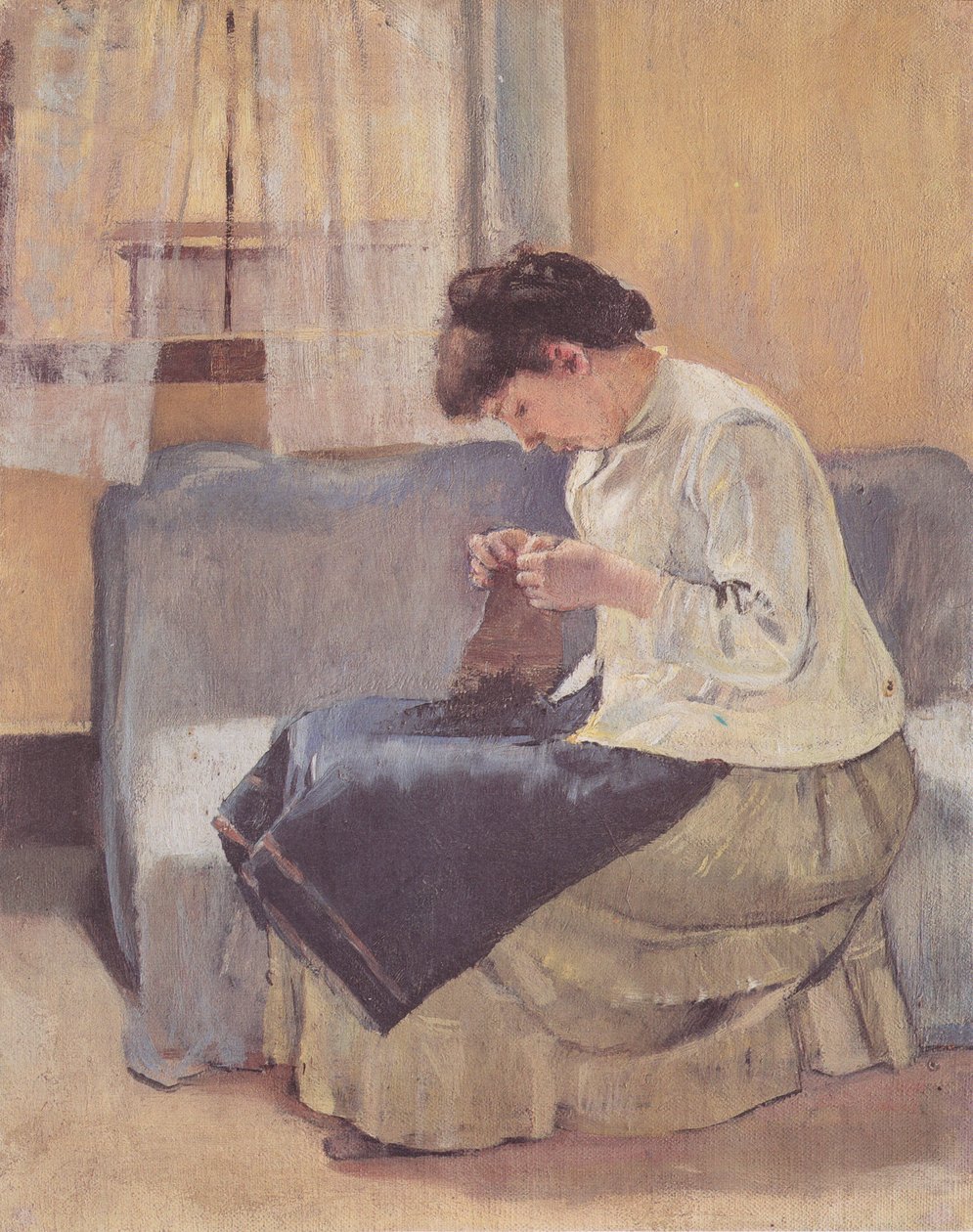 Ompelijatar tekijältä Ferdinand Hodler