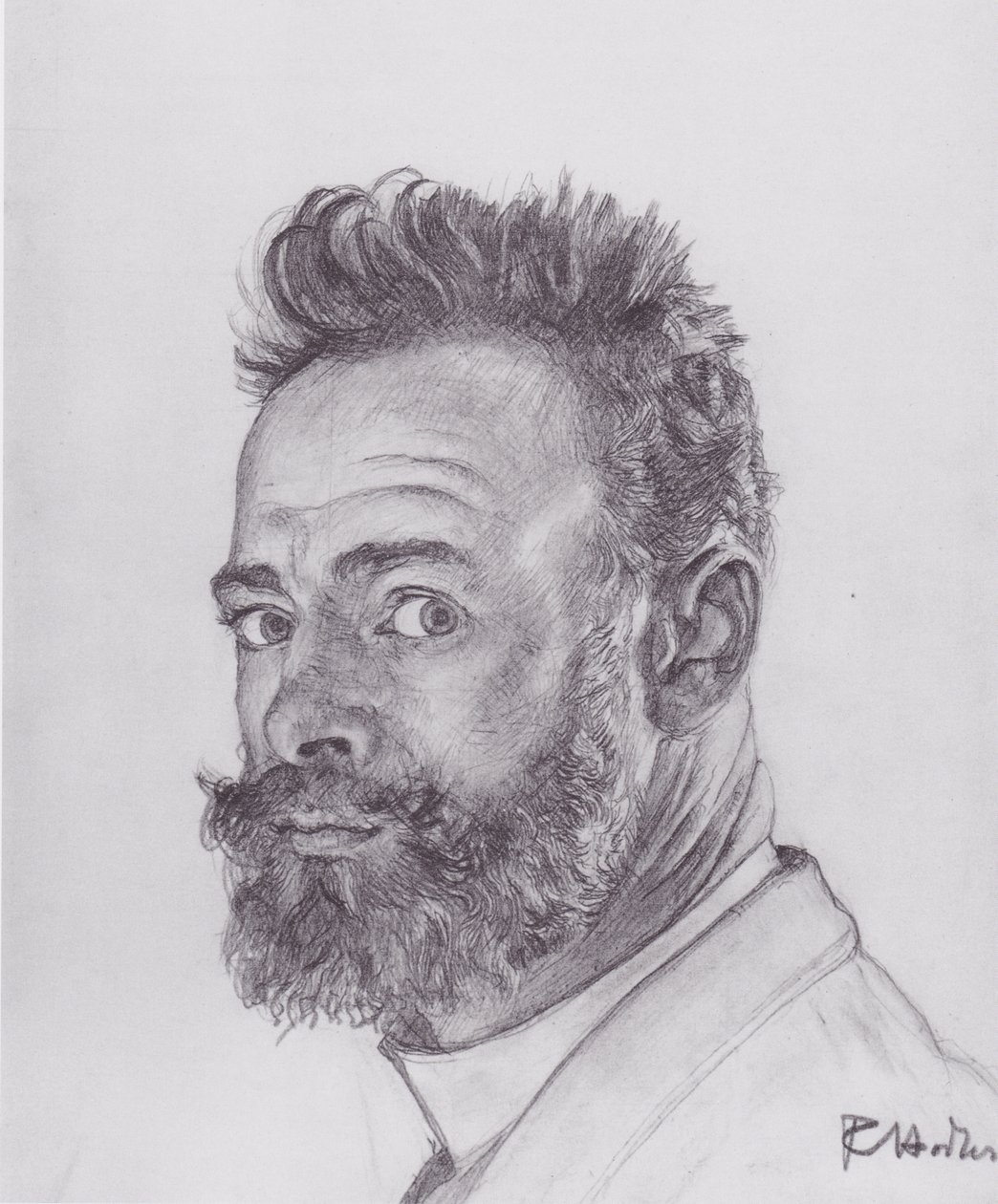 Pariisilainen omakuva tekijältä Ferdinand Hodler