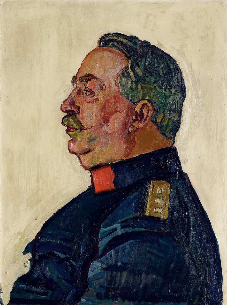 Kenraali Ulrich Willen muotokuva tekijältä Ferdinand Hodler