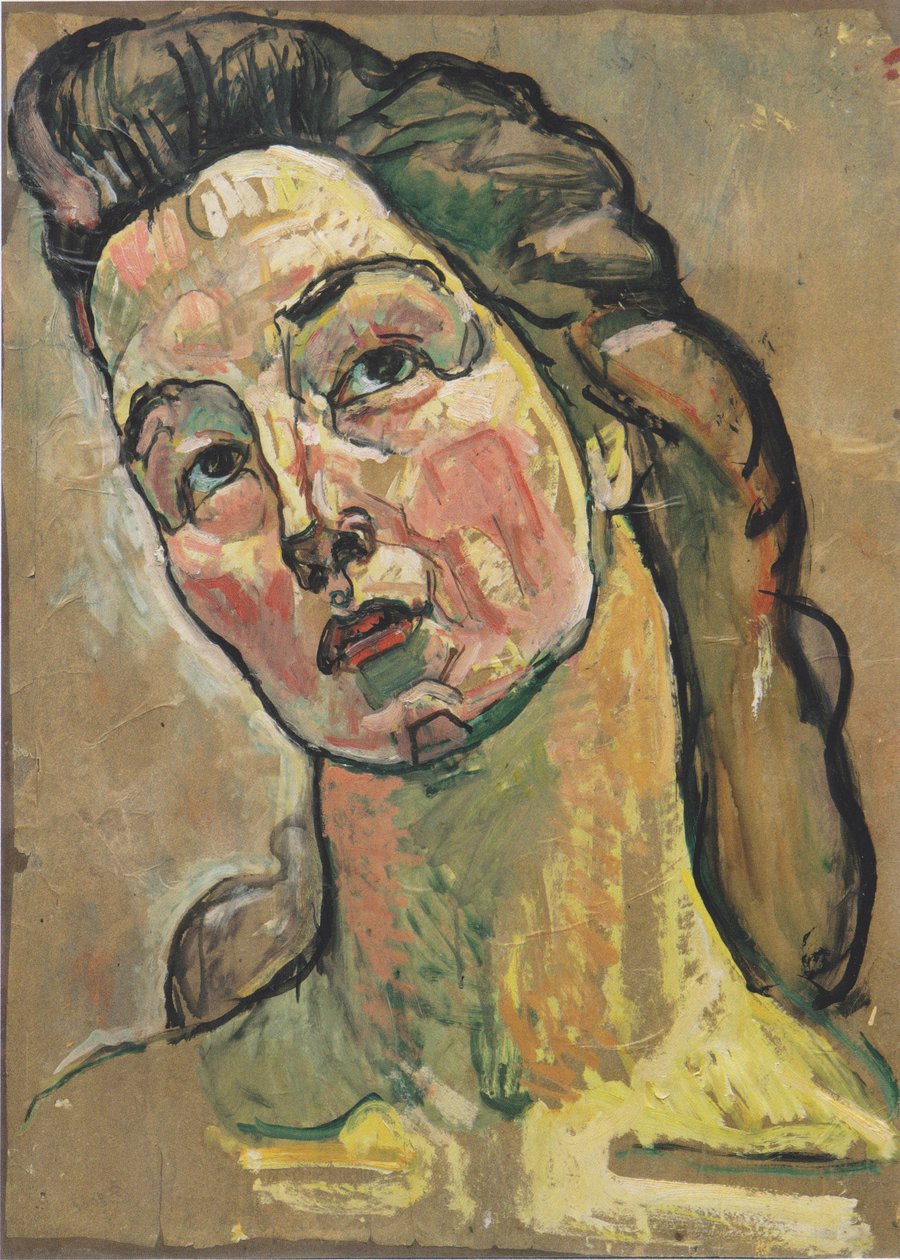 Muotokuvatutkimus "Näkymä äärettömyyteen tekijältä Ferdinand Hodler