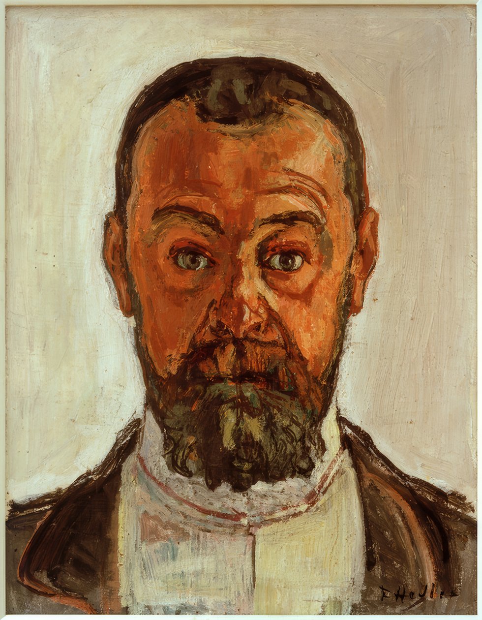 Selbstbildnis mit aufgerissenen Augen II tekijältä Ferdinand Hodler
