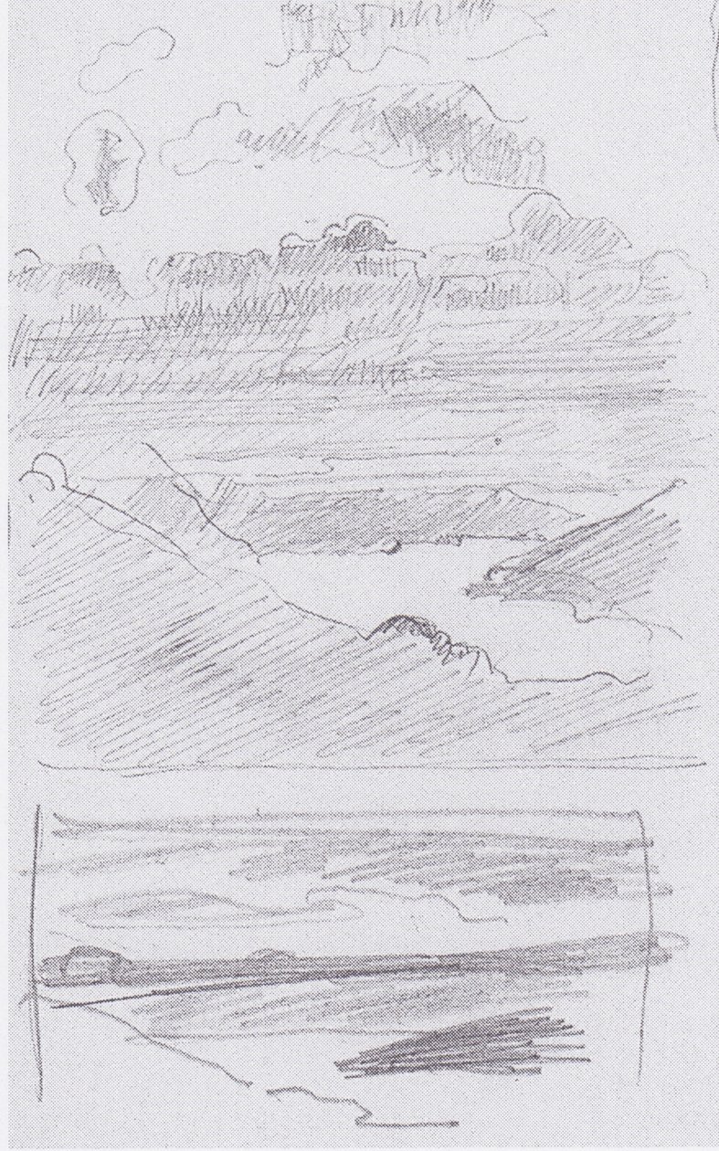 Thun-järvi polulta Schynigen Platte -levylle päin tekijältä Ferdinand Hodler