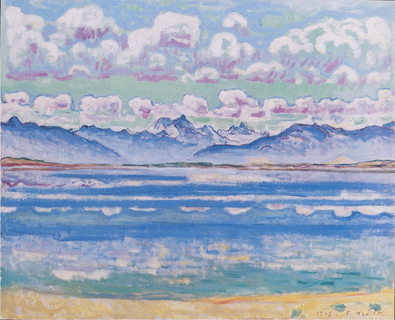 Weisshorn alkaen Montana tekijältä Ferdinand Hodler