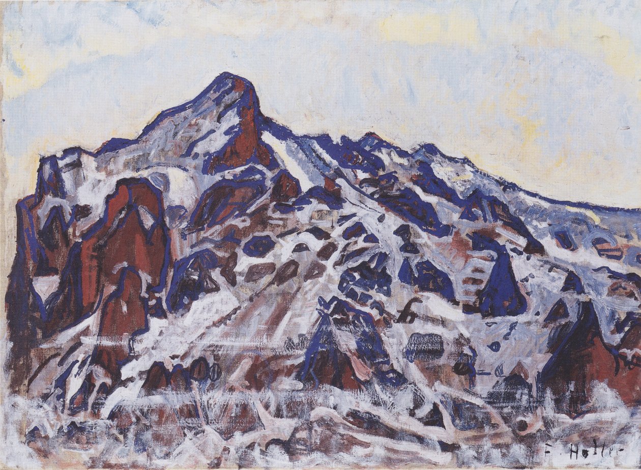 Wetterhorn tekijältä Ferdinand Hodler