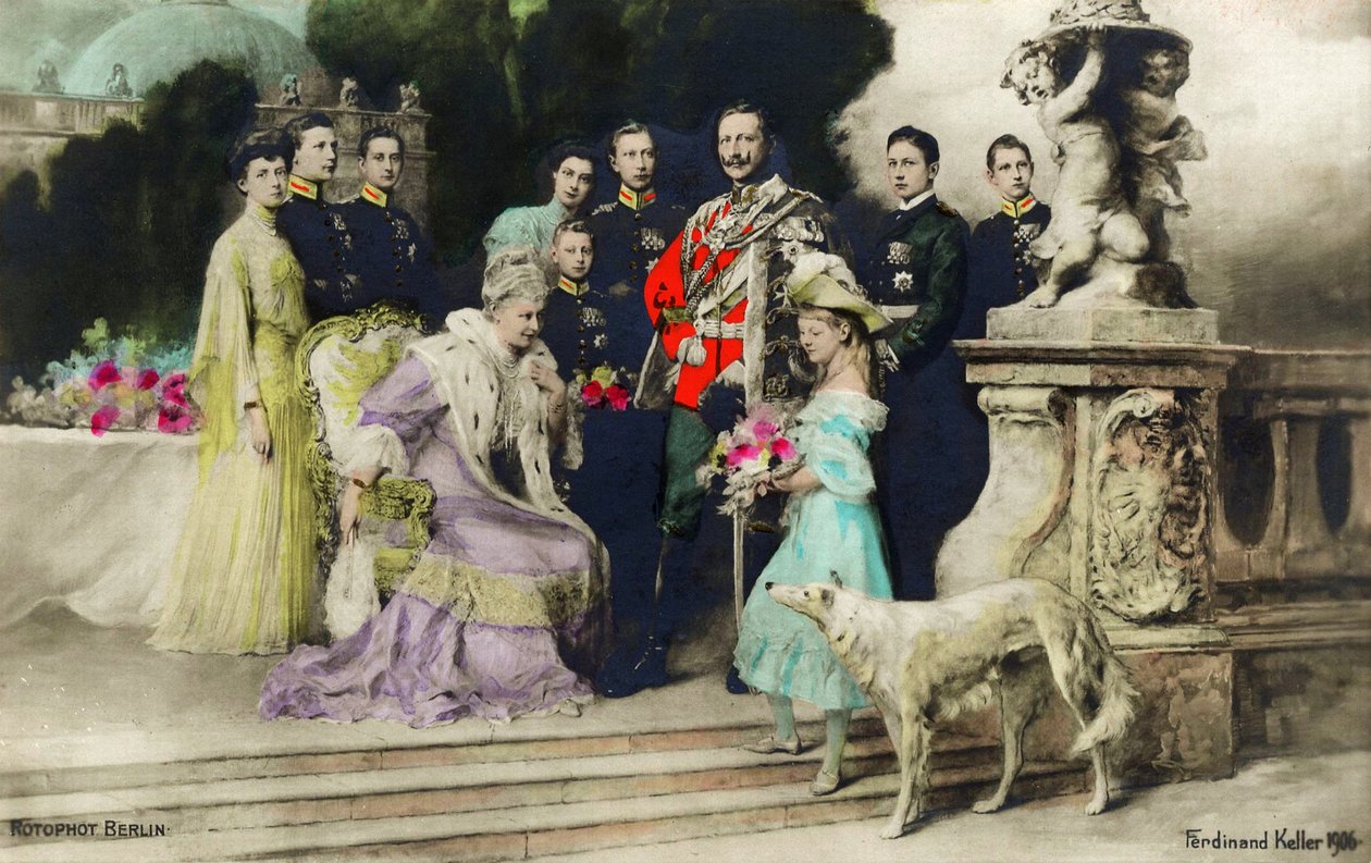 Keisarillisen perheen hopeinen vuosipäivä, 1906 tekijältä Ferdinand Keller