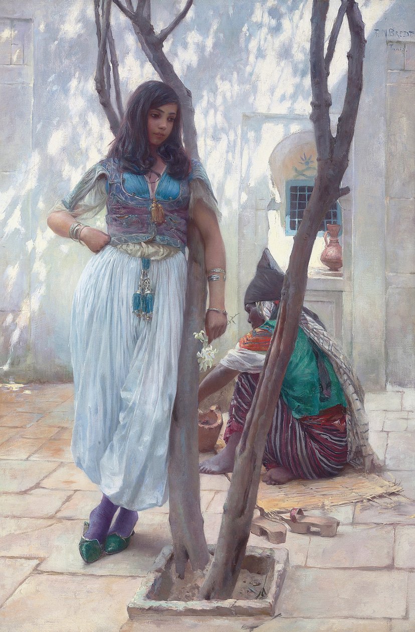 Sisäpihalla, Tunis tekijältä Ferdinand Max Bredt
