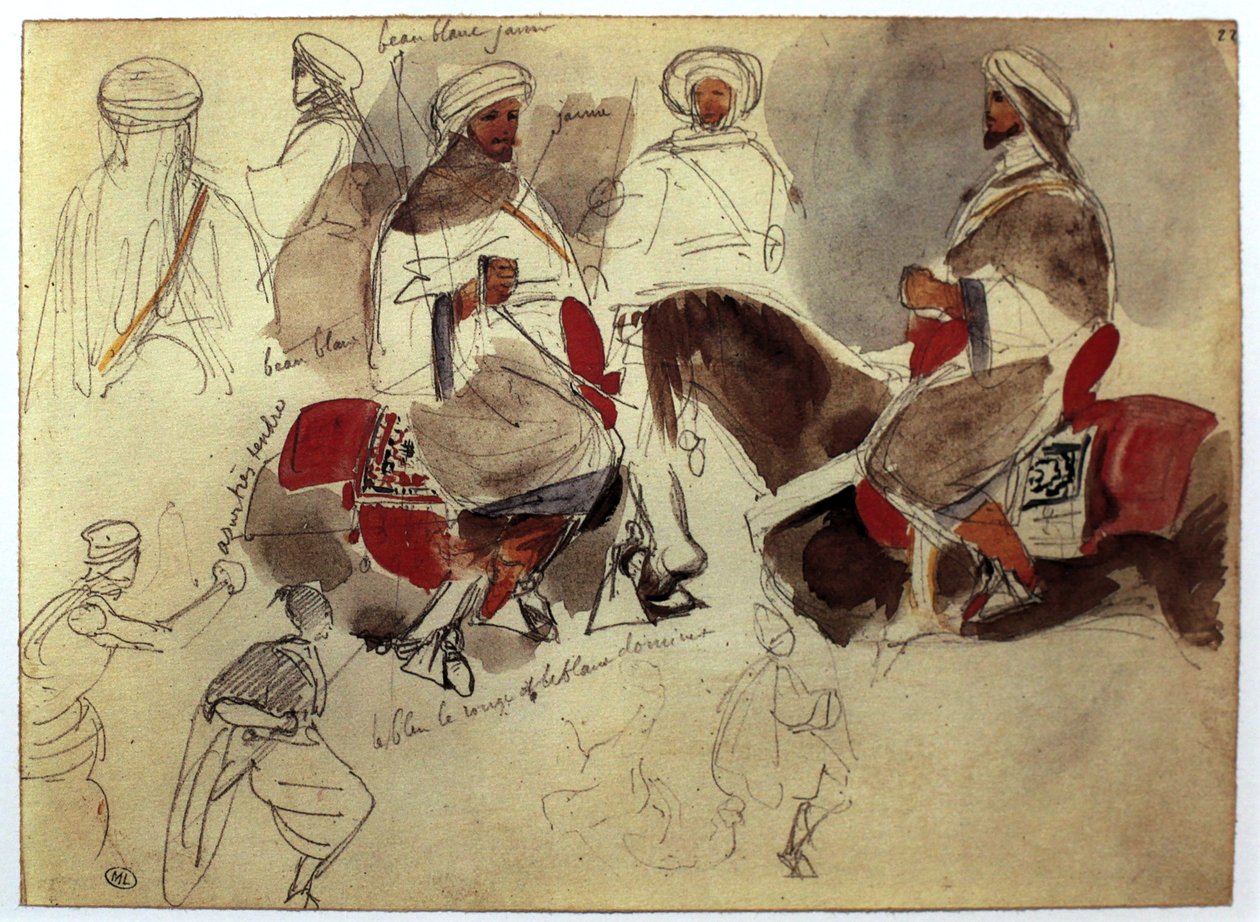  Marokko tekijältä Ferdinand Victor Eugene Delacroix