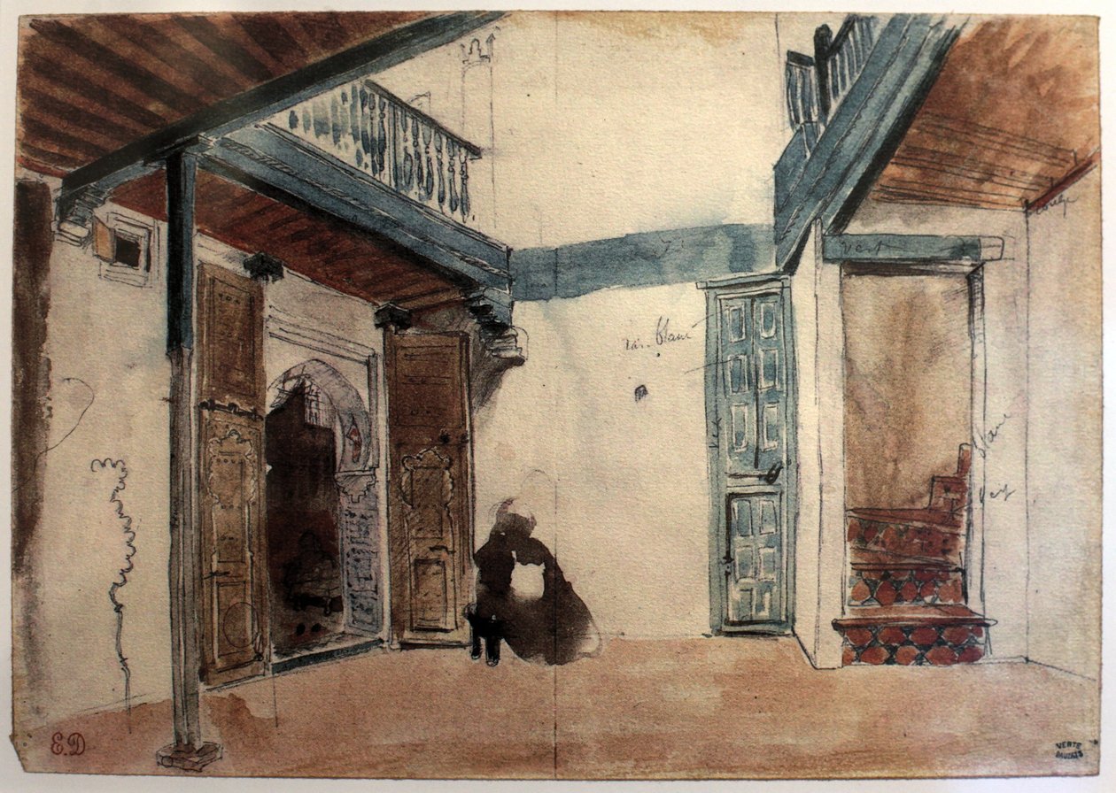  Marokko tekijältä Ferdinand Victor Eugene Delacroix
