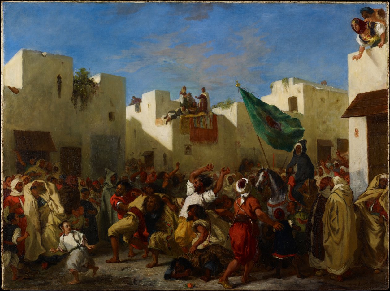 Tangerin fanaatikot, n. 1837-38 tekijältä Ferdinand Victor Eugene Delacroix