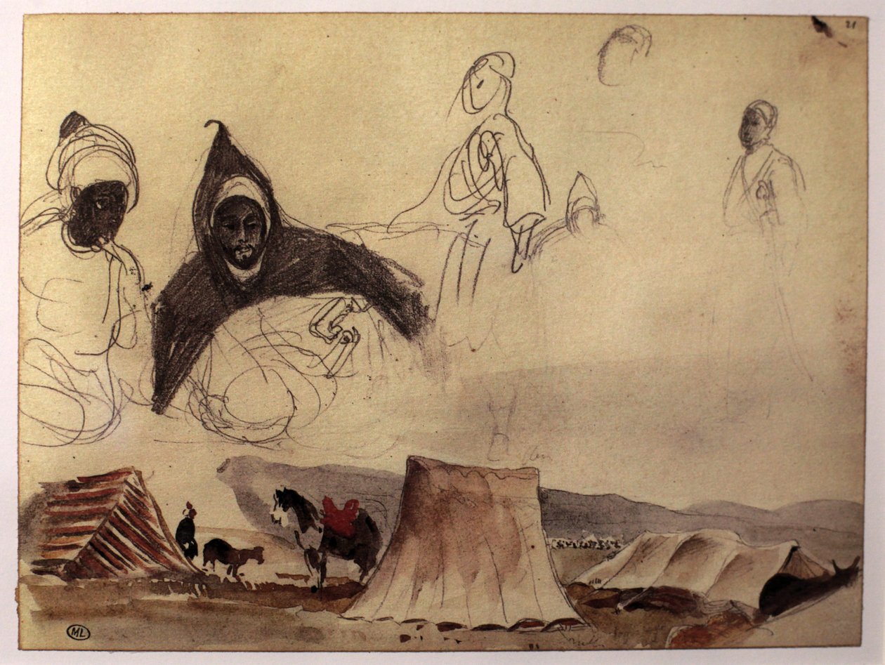 Marokko tekijältä Ferdinand Victor Eugene Delacroix