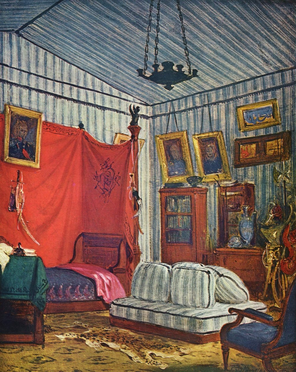 Kreivi de Mornayn makuuhuoneet tekijältä Ferdinand Victor Eugene Delacroix