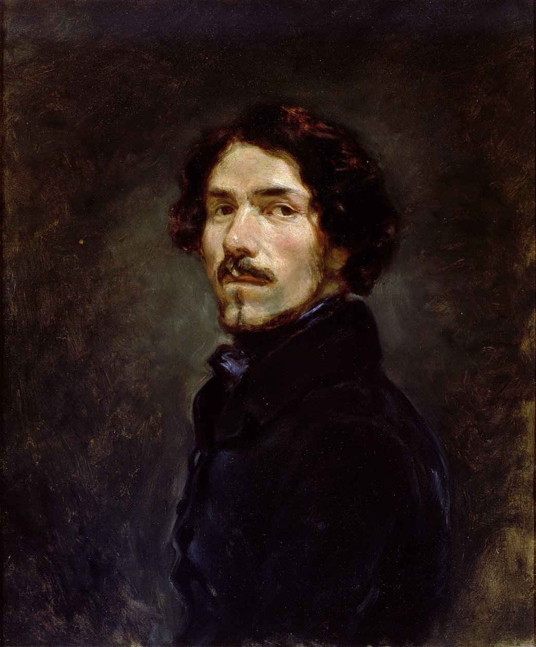 Omakuva, n. 1842 (katso myös 50061) tekijältä Ferdinand Victor Eugene Delacroix