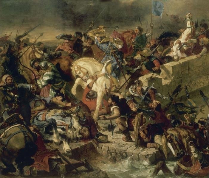 Taillebourgin taistelu tekijältä Ferdinand Victor Eugene Delacroix