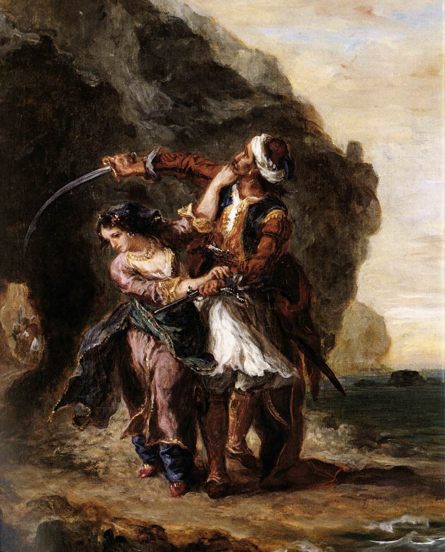 Abydoksen morsian tekijältä Ferdinand Victor Eugene Delacroix
