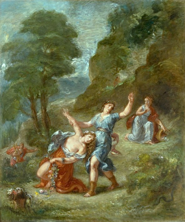 keväällä tekijältä Ferdinand Victor Eugene Delacroix