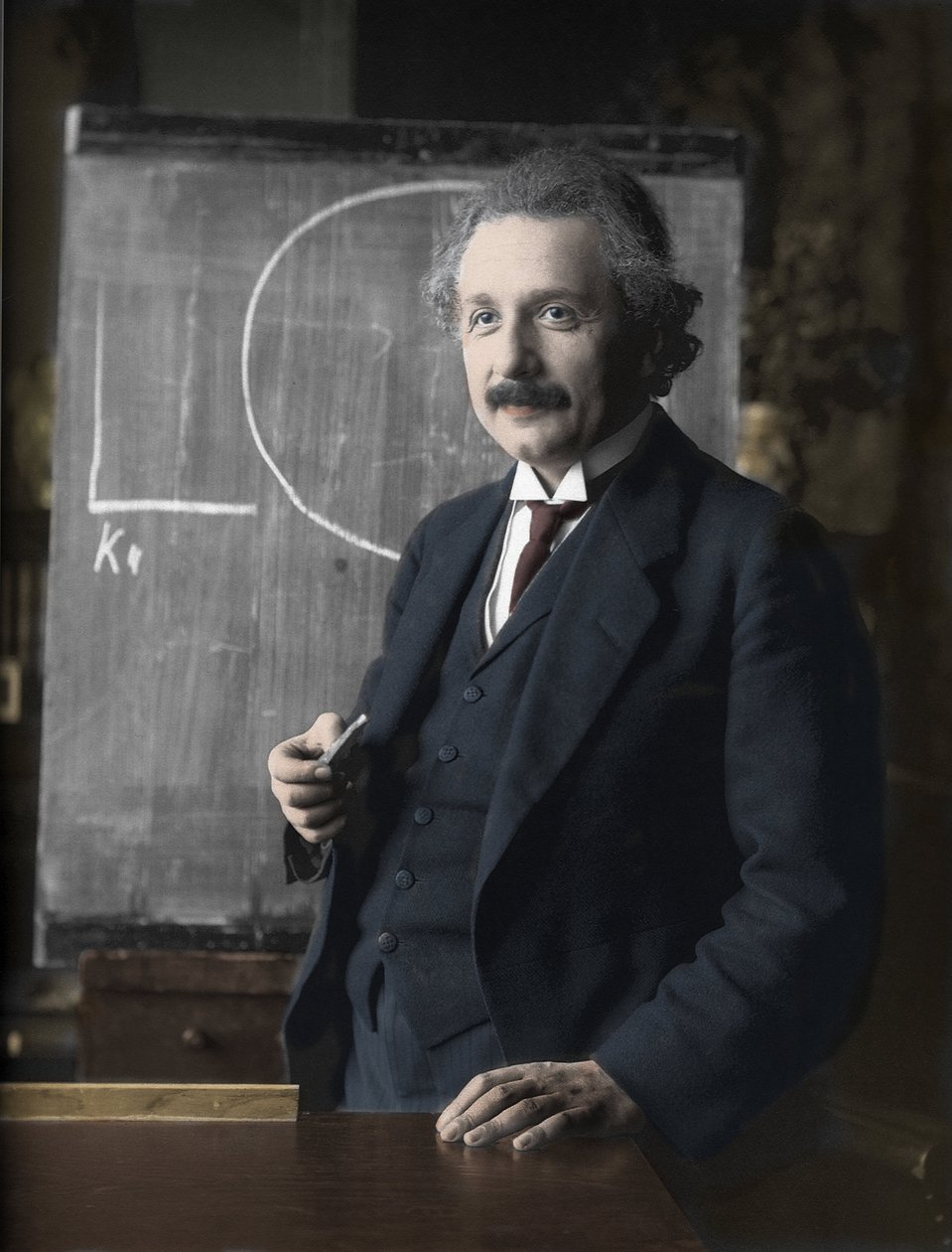 Albert Einsteinin muotokuva tekijältä Ferdinand (after) Schmutzer