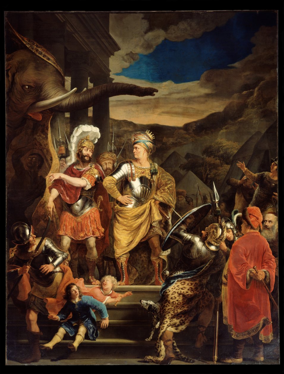 Fabritius und Pyrrhus tekijältä Ferdinand Bol