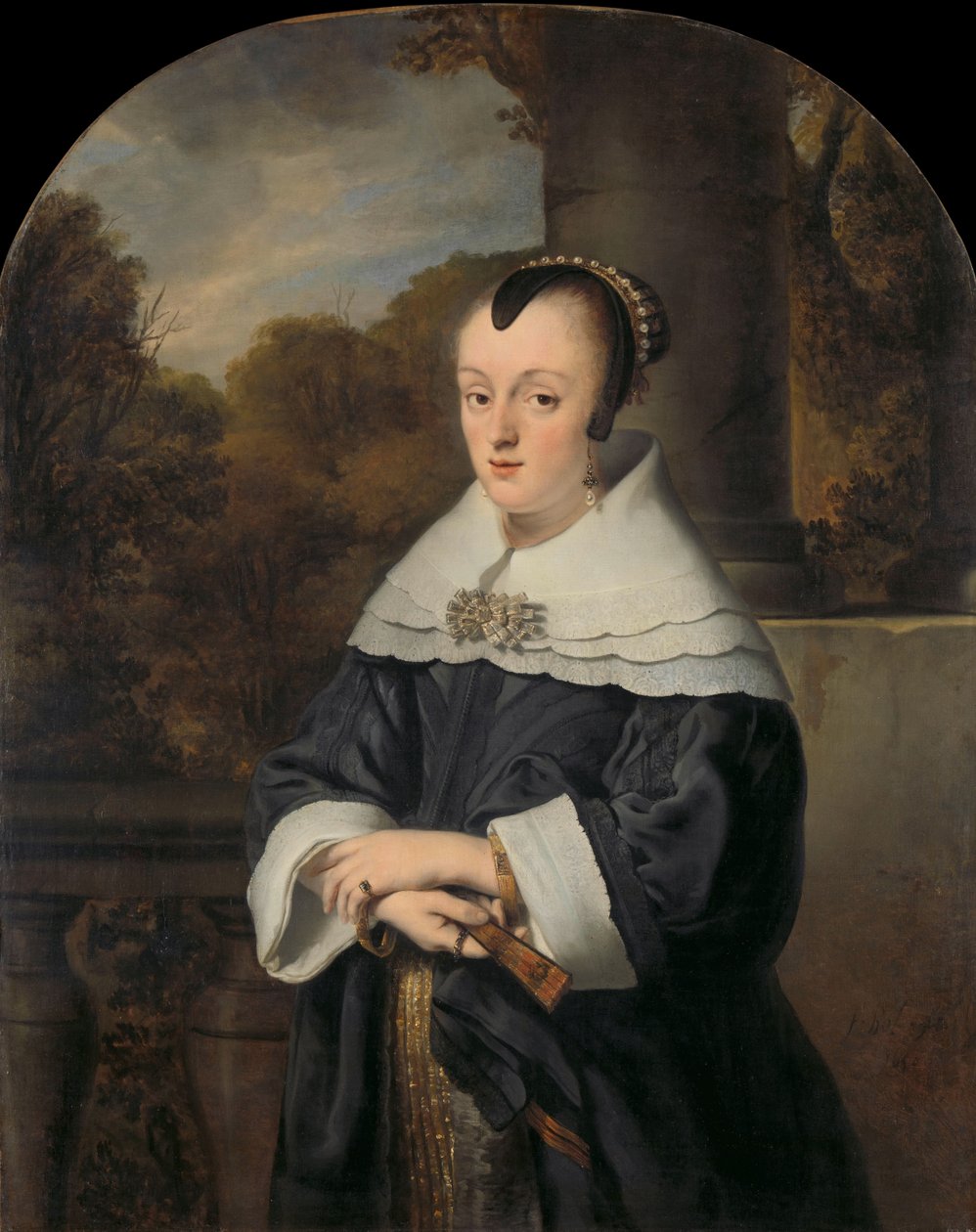 Maria Reyn muotokuva Maria Rey (1630/31-1703). Roelof Meulenaerin vaimo tekijältä Ferdinand Bol