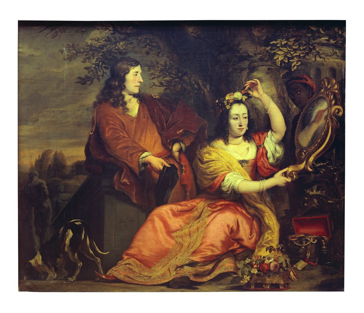 Pieter de la Courtin ja hänen vaimonsa muotokuva (öljy kankaalle) tekijältä Ferdinand Bol