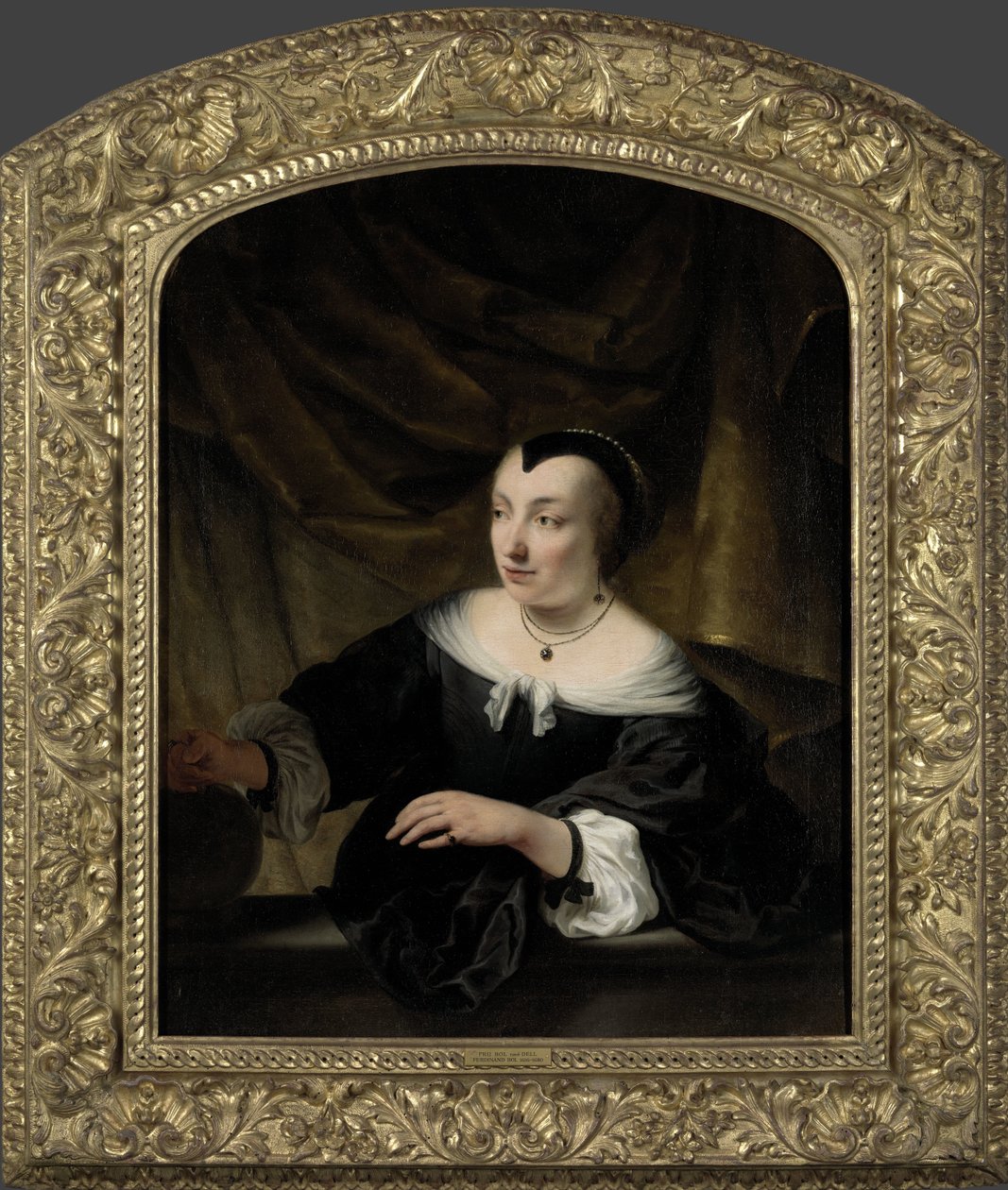 Portret van Elisabeth Dell tekijältä Ferdinand Bol