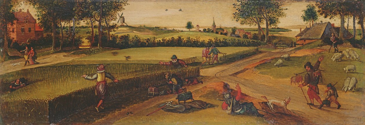 Sadonkorjuu, 1600-luku tekijältä Ferdinand Bol