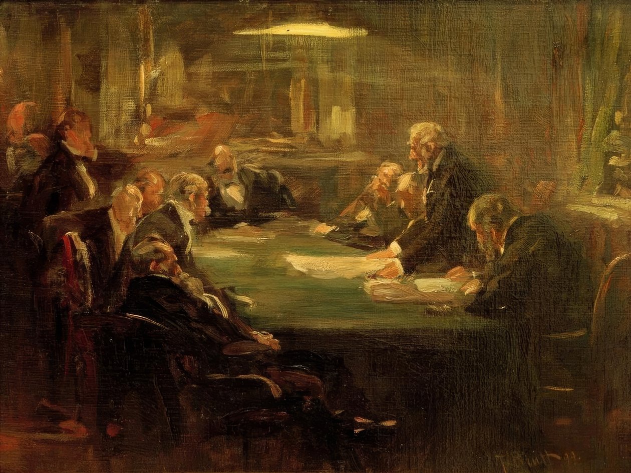 Hallituksen kokous tekijältä Ferdinand Brutt