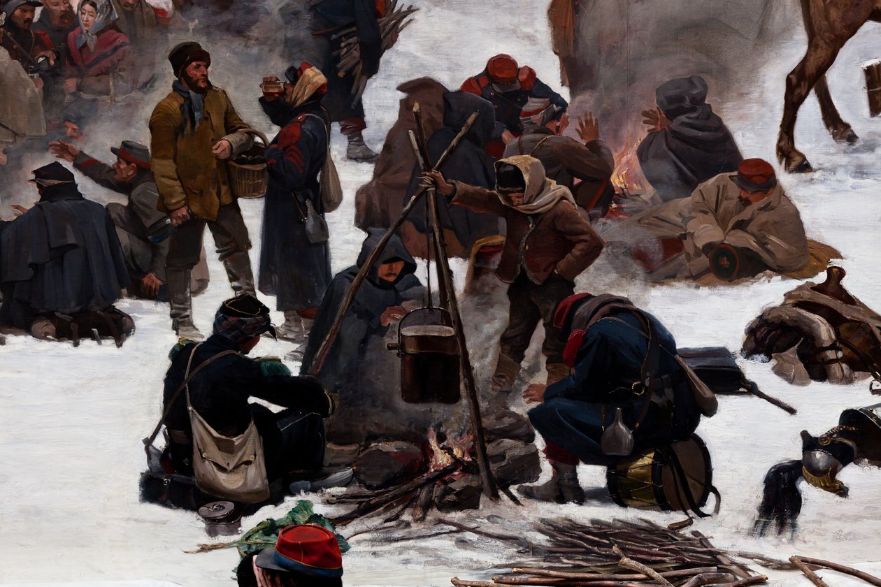 Bourbakin panoraama tekijältä Ferdinand & Castres Edouard (1838-1902) Hodler