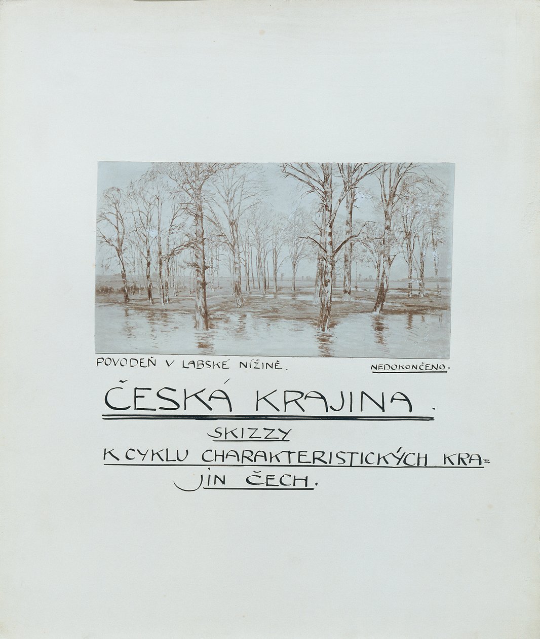 16 näkymää tšekkiläisistä maisemista "Ceska Krajiná" tekijältä Ferdinand Engelmuller