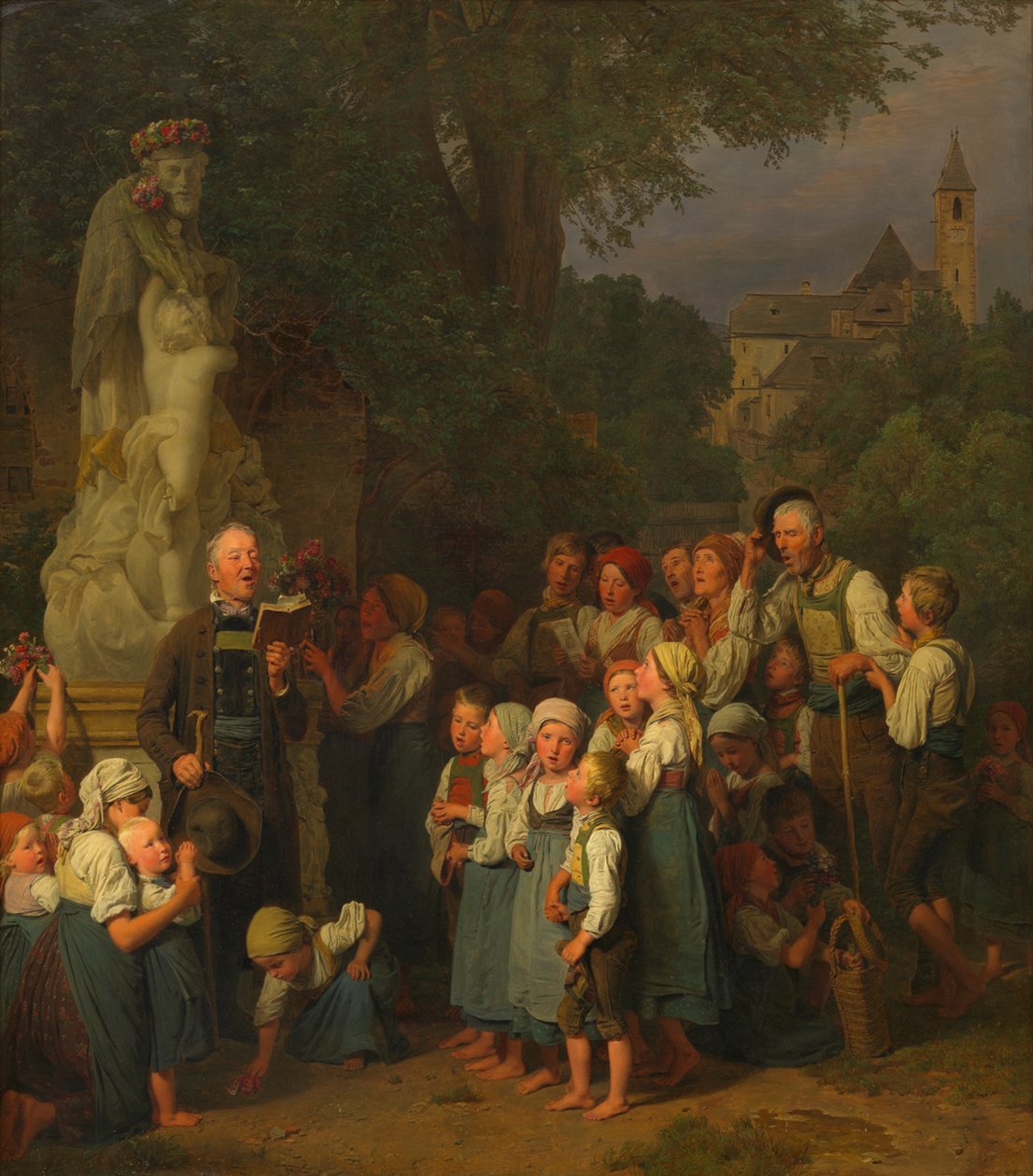 Pyhän Johanneksen kunnioitus (Johannes-hartaus) tekijältä Ferdinand Georg Waldmüller