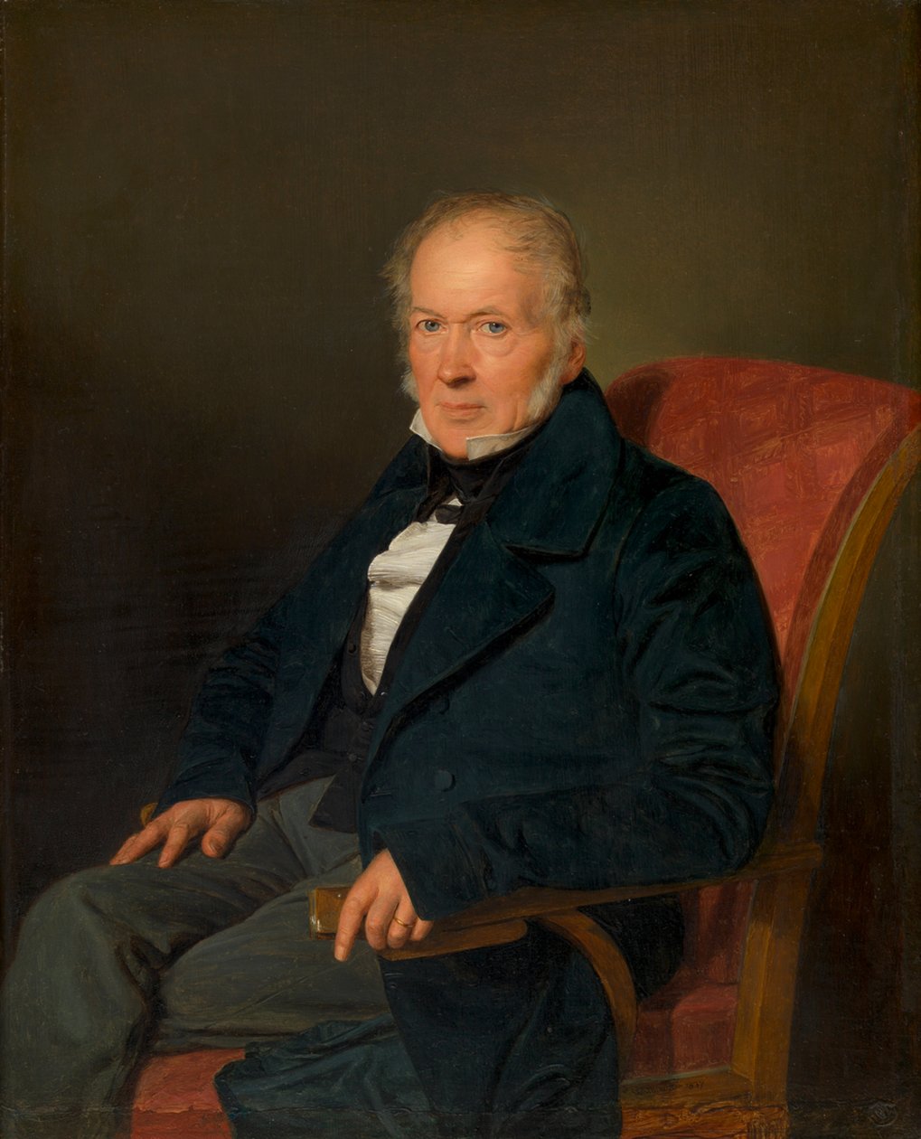Johann Jakob Schwartz von Mohrenstern (tehtaanjohtaja ja yksityishenkilö) tekijältä Ferdinand Georg Waldmüller