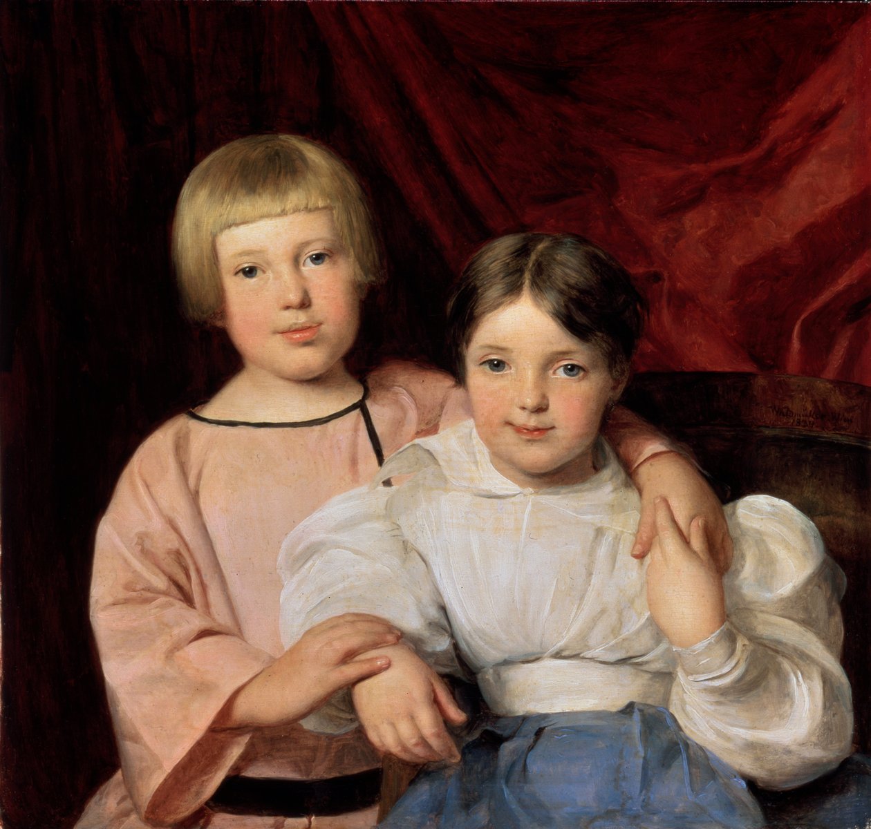 Lapset, 1834. Ferdinand Georg 1793-1865 tekijältä Ferdinand Georg Waldmuller