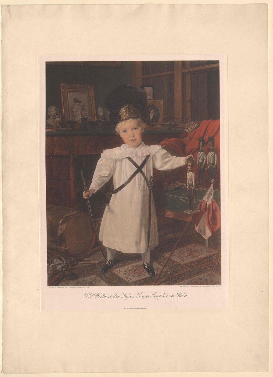 Itävallan keisari Franz Joseph I tekijältä Ferdinand Georg Waldmuller