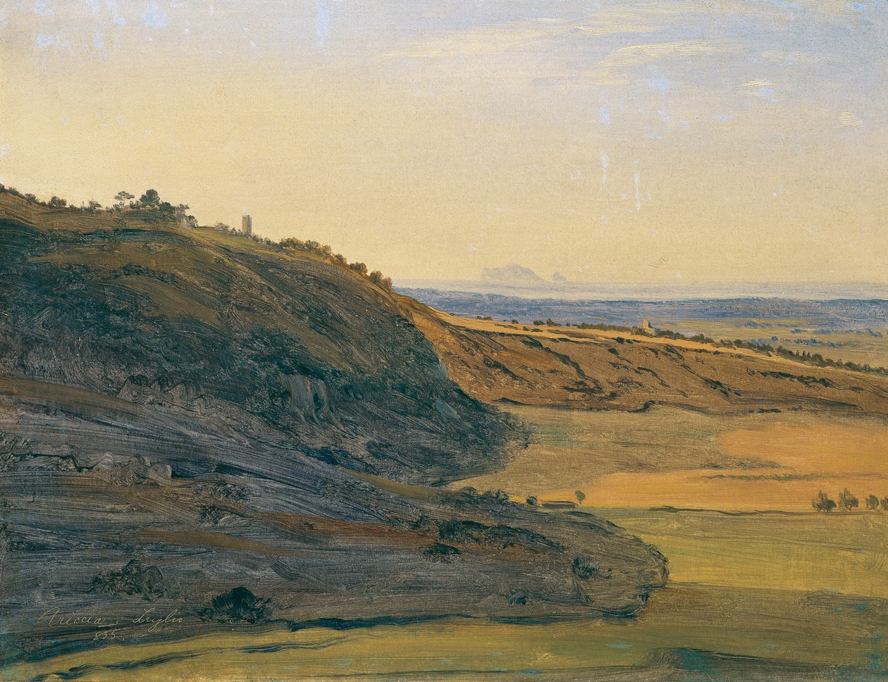Maisematutkimus Aricciassa tekijältä Ferdinand Georg Waldmuller