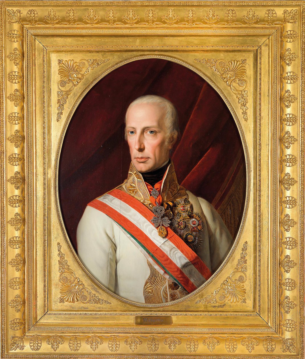 Itävallan keisari Francis I:n muotokuva (1768-1835) tekijältä Ferdinand Georg Waldmuller