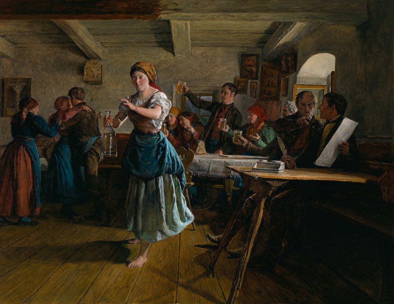 Avaustanssi, 1863 tekijältä Ferdinand Georg Waldmuller