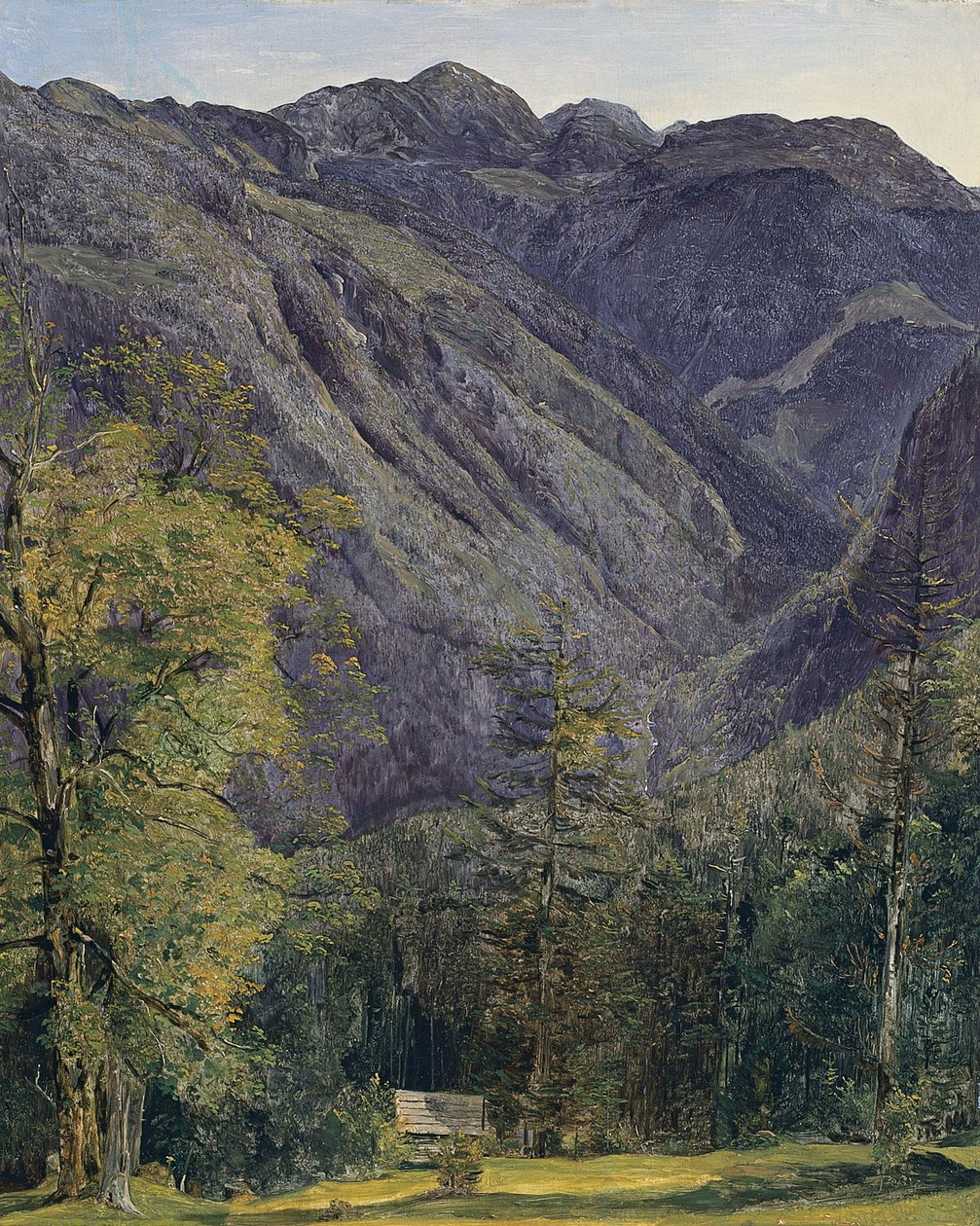 Schönberg Hoisenradista nähtynä, 1833 tekijältä Ferdinand Georg Waldmuller