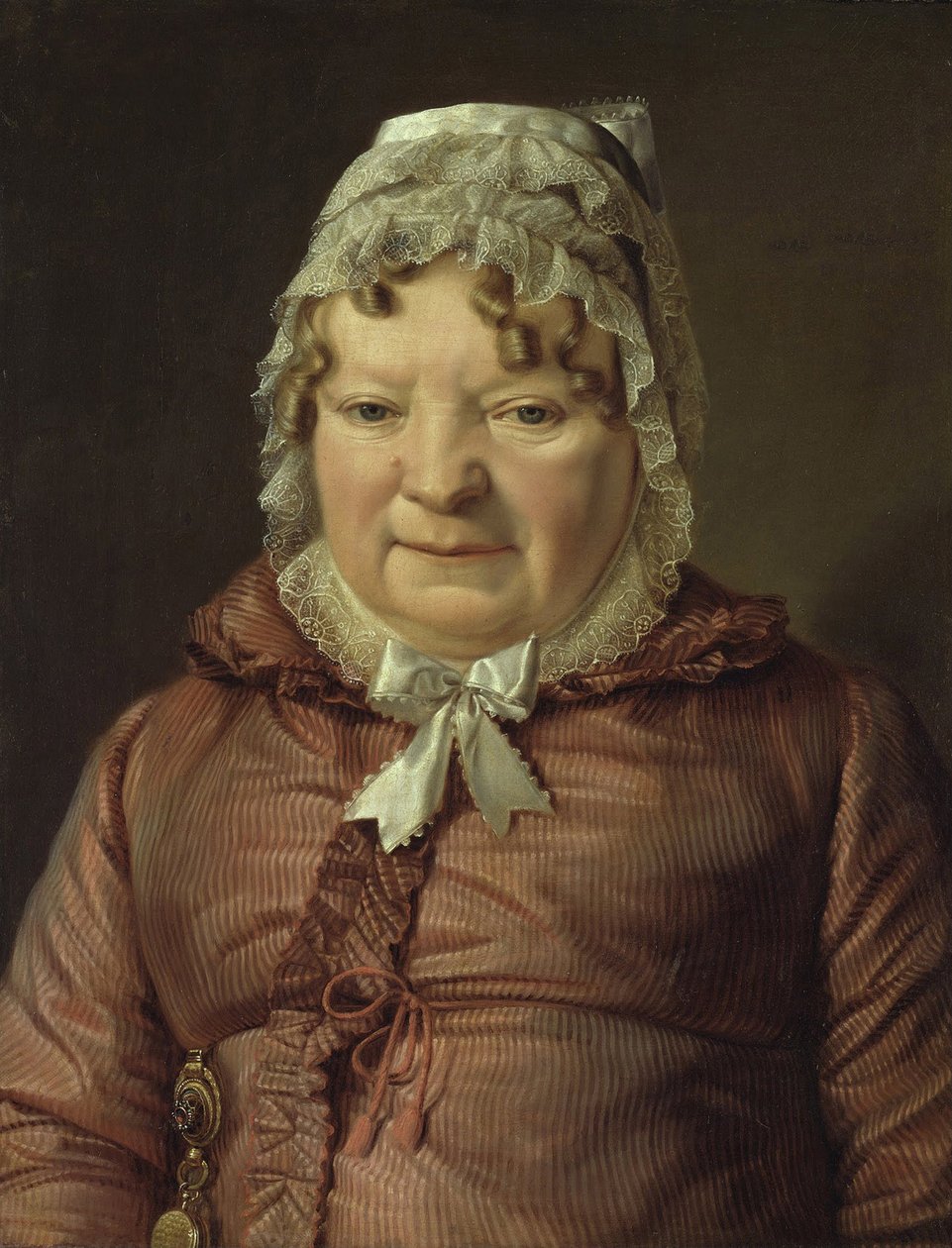 Waldmueller, Ferdinand Georg (1793-1865) Kapteeni von Stierle-Holzmeisterin äidin muotokuva (Stierle Holzmeister) - Öljy kankaalle n. 1819 Kansallismuseot, Berliini 54x41 tekijältä Ferdinand Georg Waldmuller