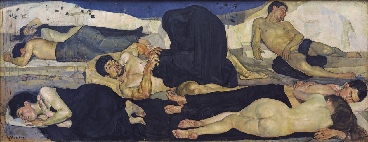 Die Nacht tekijältä Ferdinand Hodler