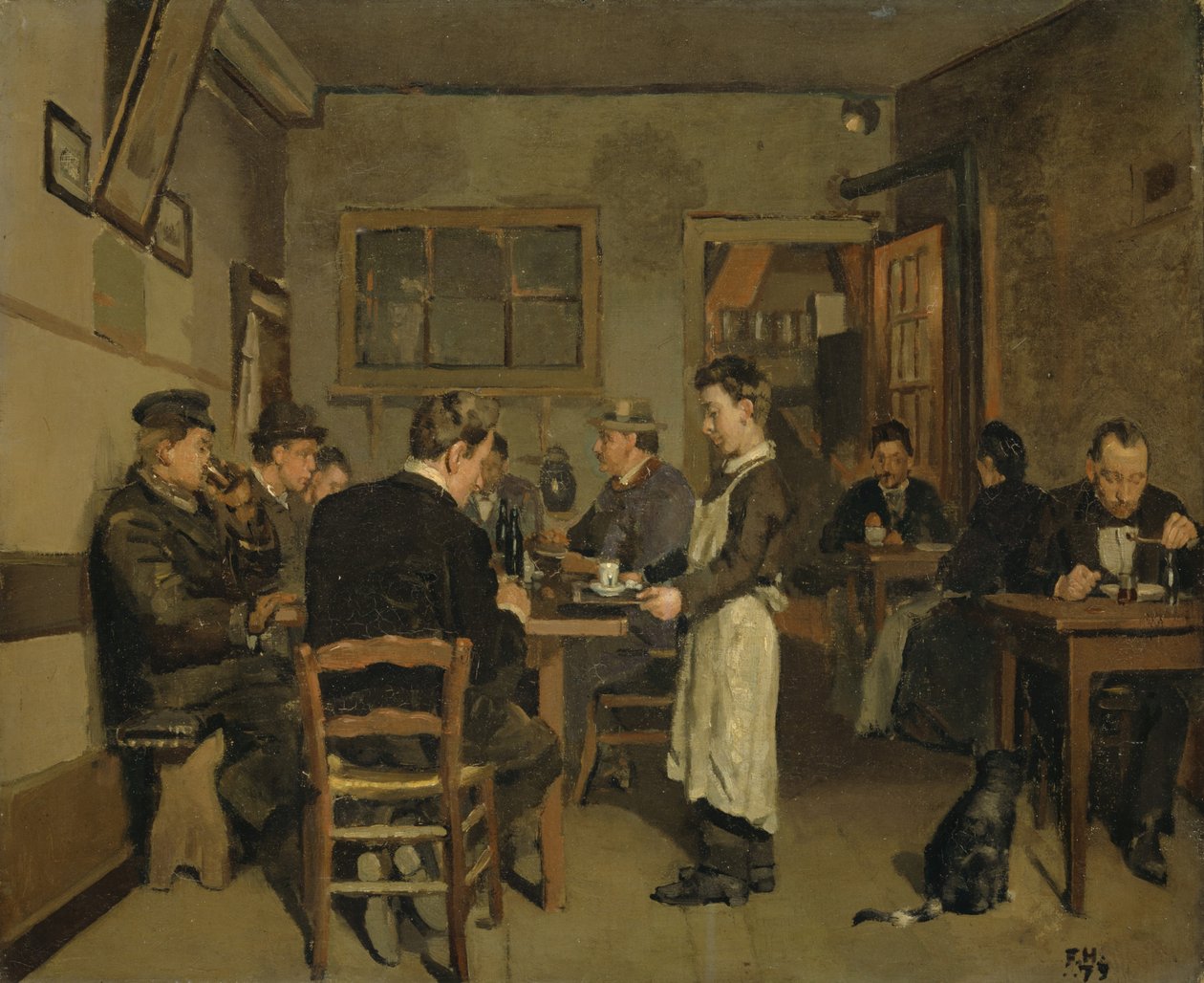 Vierastalo, 1879 tekijältä Ferdinand Hodler