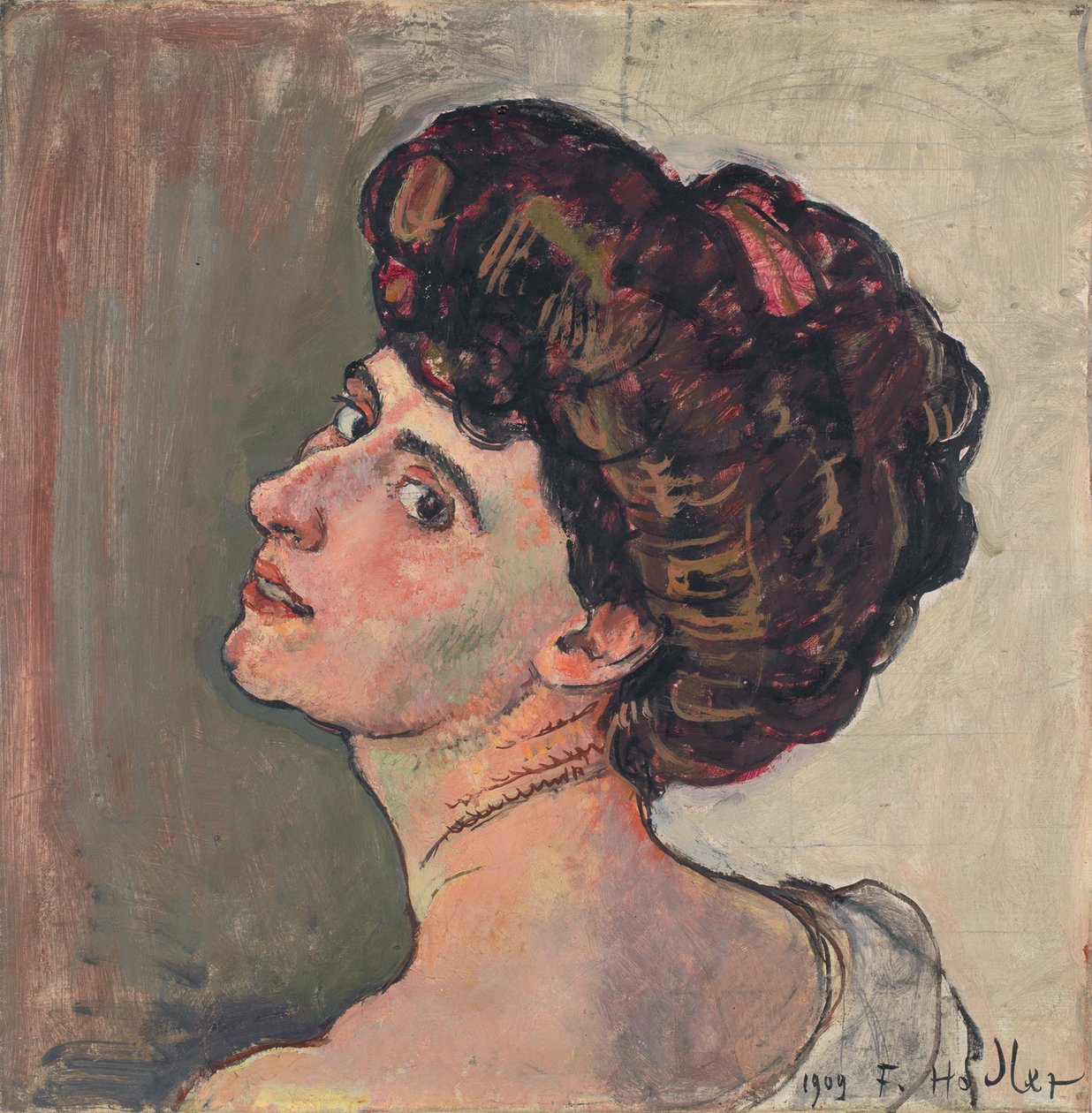 Pariisilainen. Valentine Godé-Darelin muotokuva 1873-1915, 1909 tekijältä Ferdinand Hodler