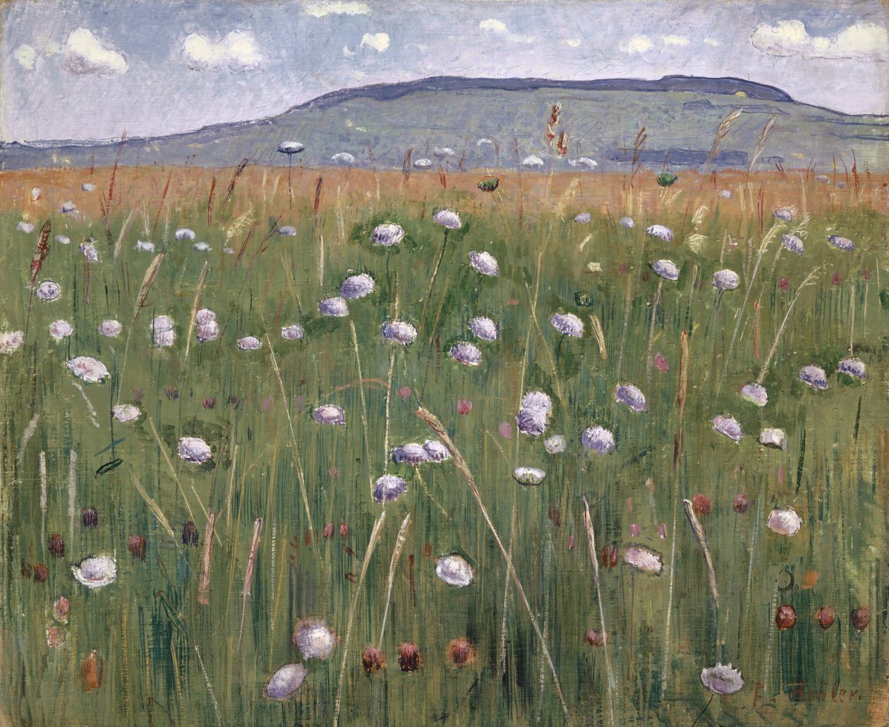 Meadow Piece, noin 1901 tekijältä Ferdinand Hodler