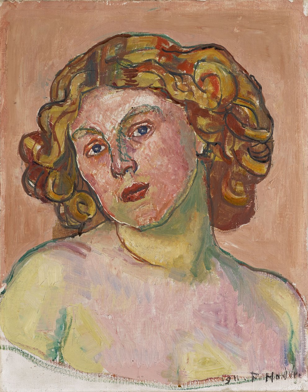Muotokuva Regina Morgeron, 1911. tekijältä Ferdinand Hodler