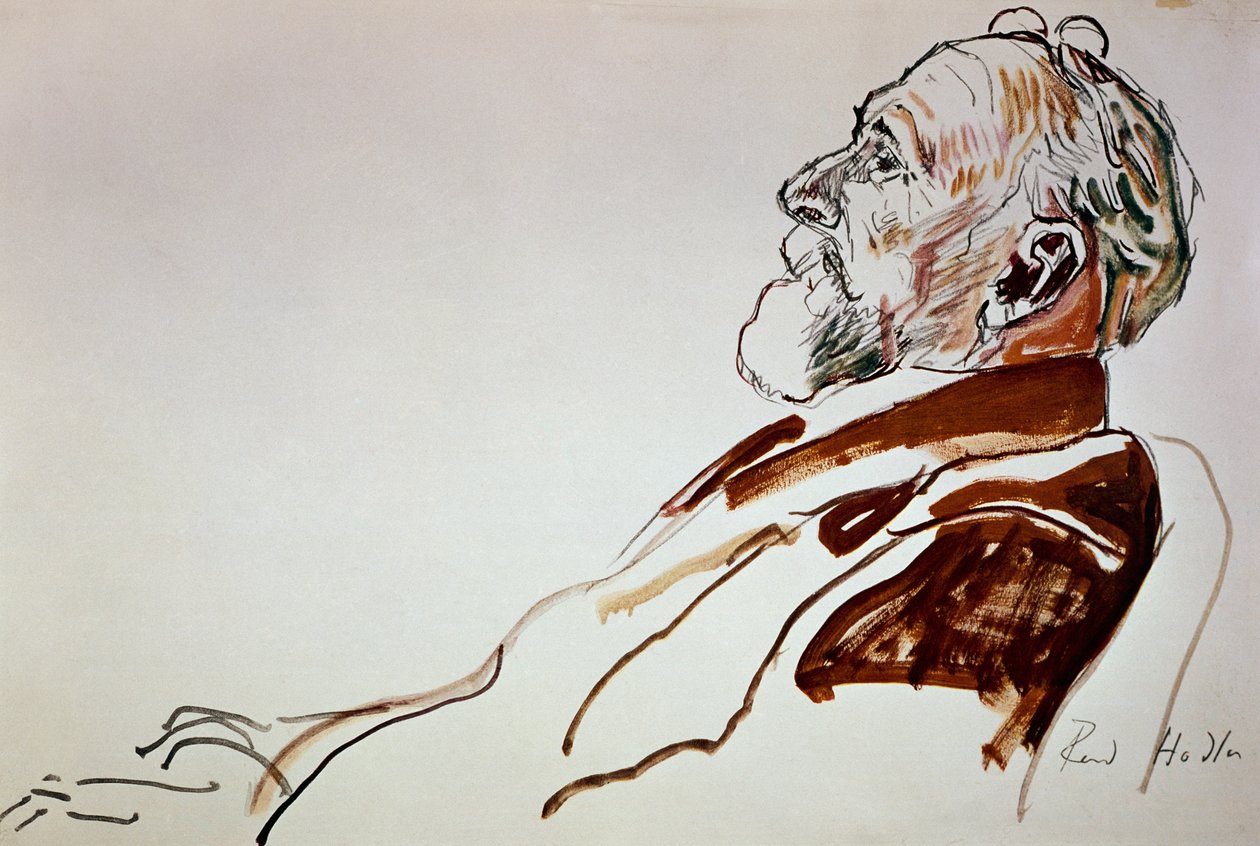 Carl Spittelerin muotokuva tekijältä Ferdinand Hodler