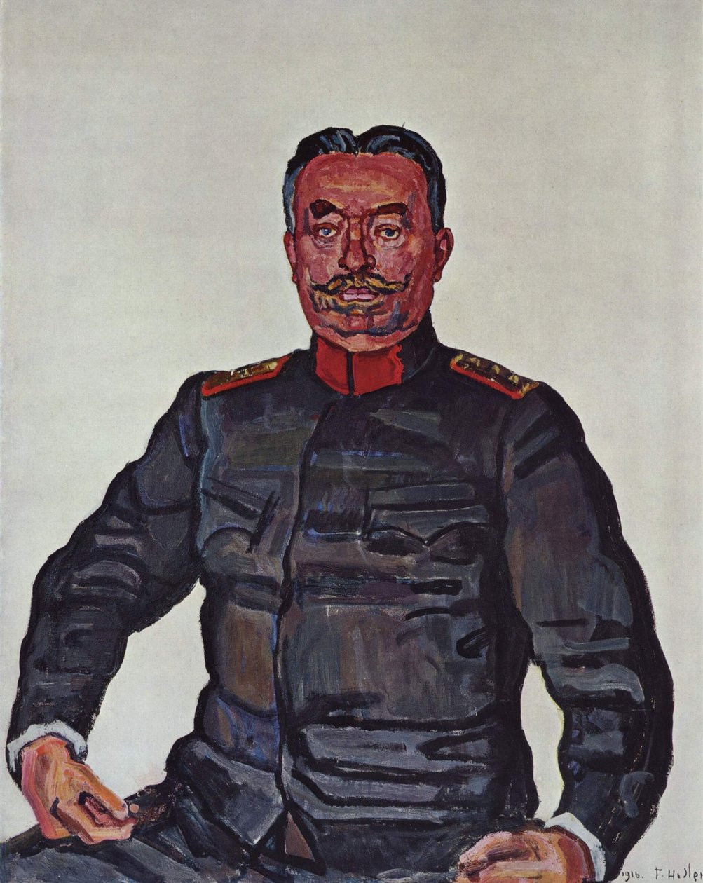 Kenraali Ulrich Willen muotokuva tekijältä Ferdinand Hodler