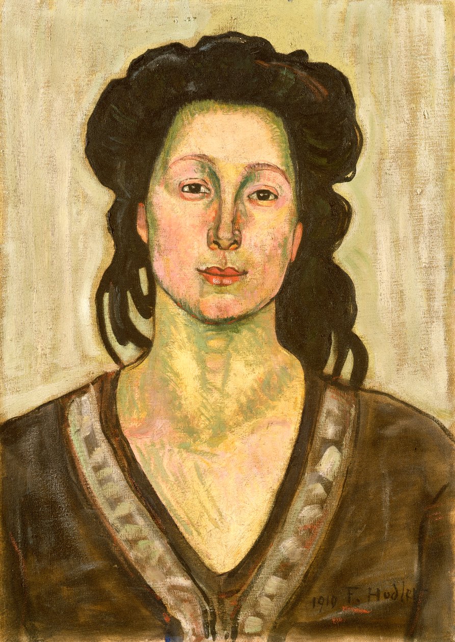 Jeanne Ceranin muotokuva, 1910 tekijältä Ferdinand Hodler
