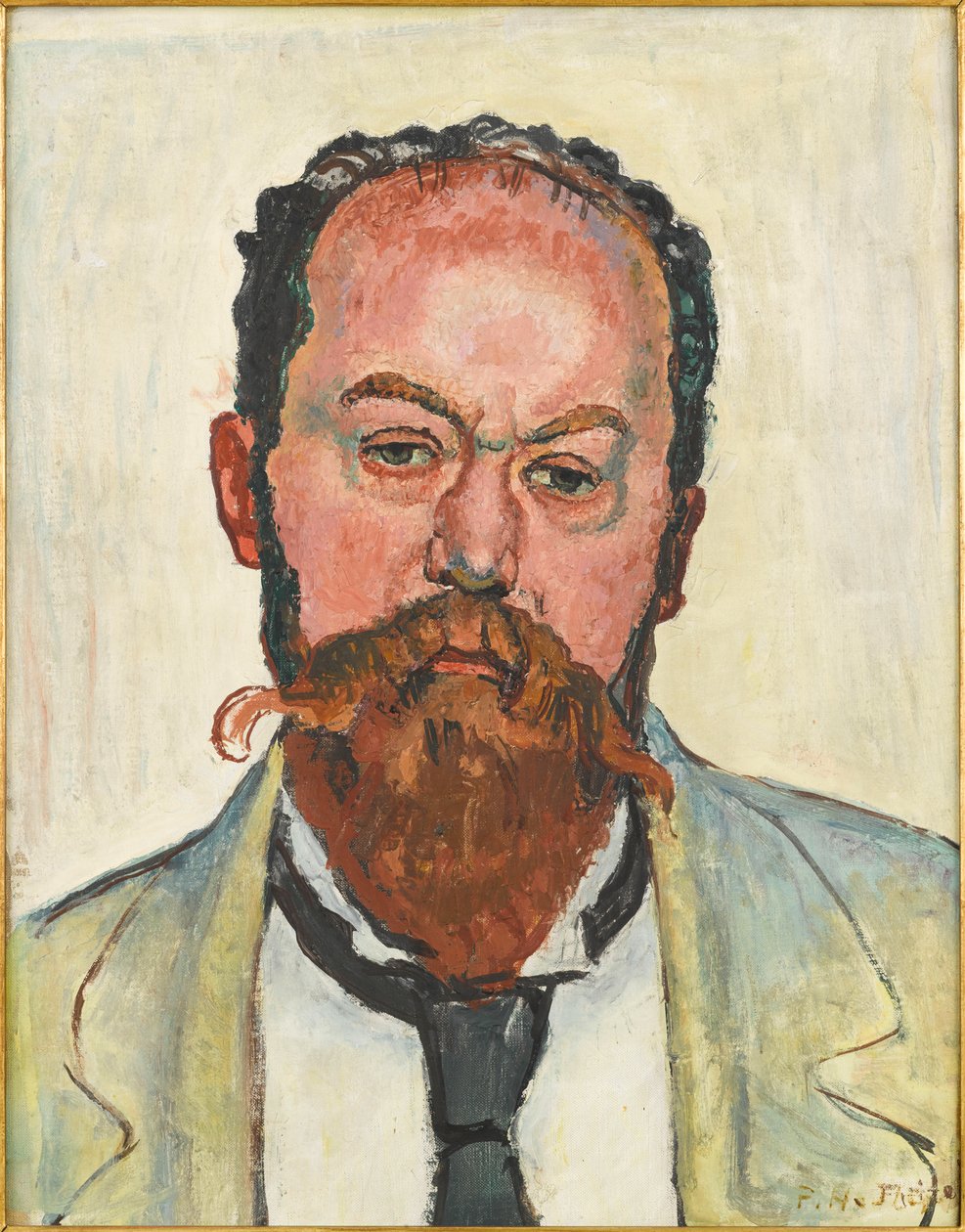 Mathias Morhardtin muotokuva 1863-1939, 1913. tekijältä Ferdinand Hodler