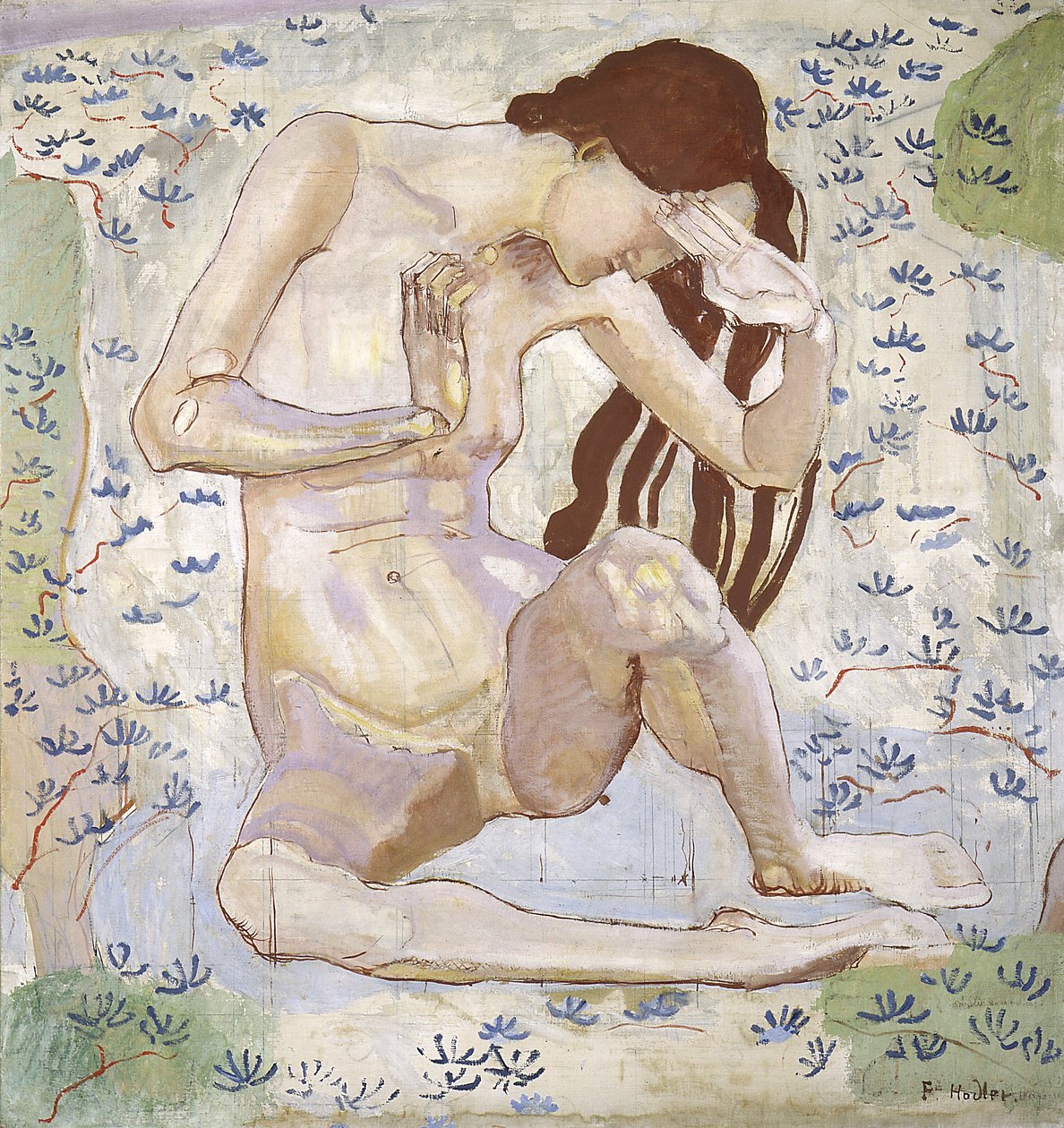 Study for Day, 1898-99 tekijältä Ferdinand Hodler