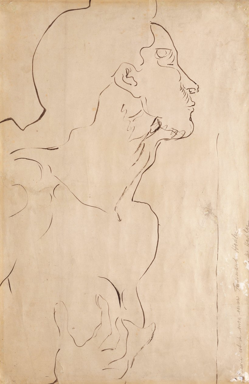 Tutkimus "Feeling I", 1901 tekijältä Ferdinand Hodler