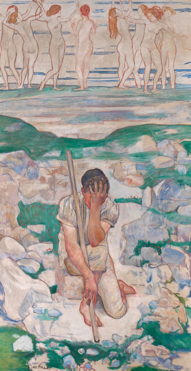 Paimenen unelma, 1896. tekijältä Ferdinand Hodler