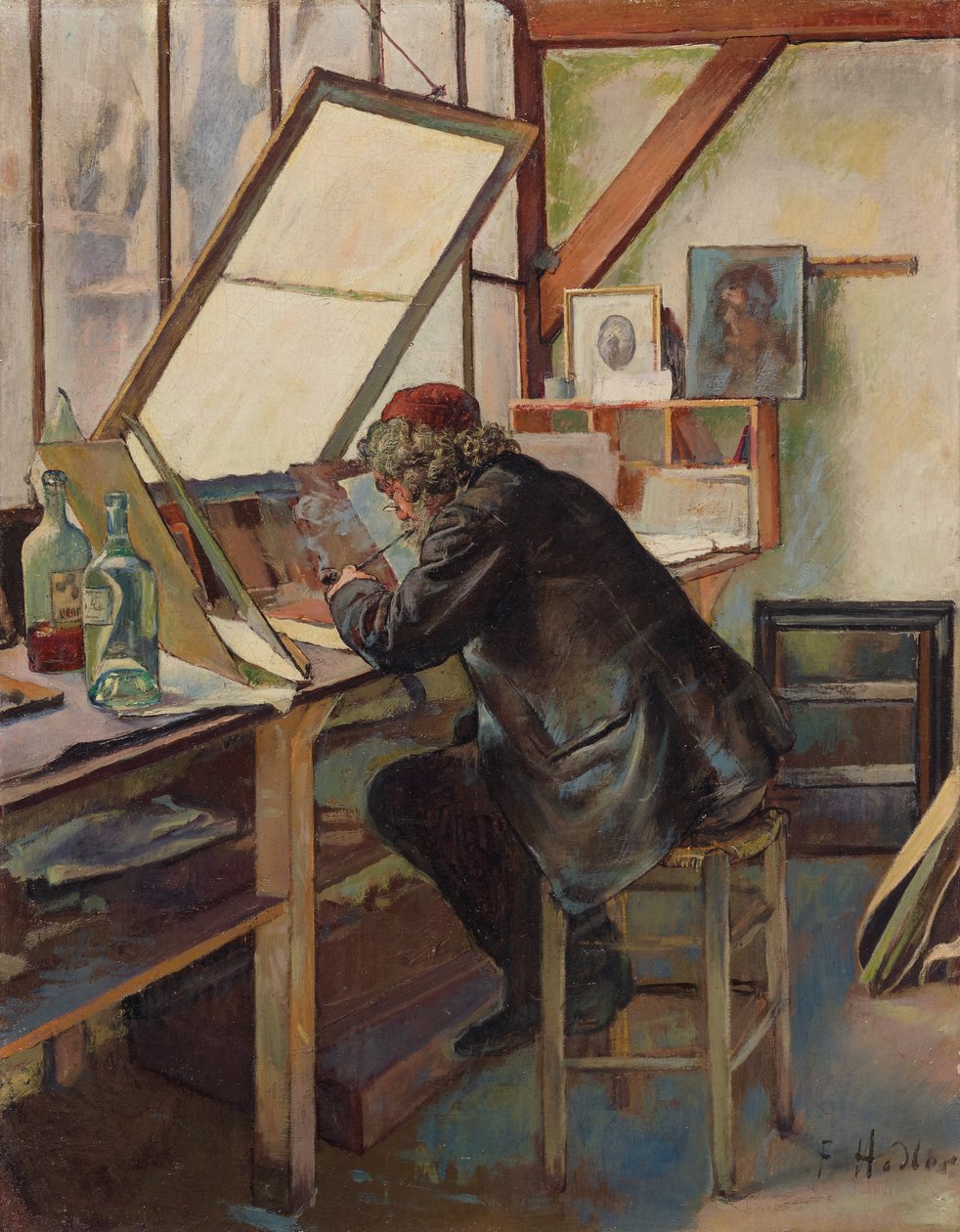 Kaivertaja tekijältä Ferdinand Hodler